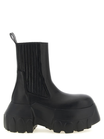 RICK OWENS - 'Beatle Mega Tractor' ankle boots