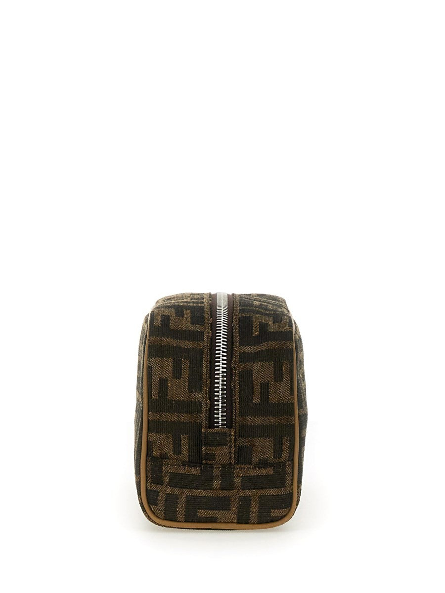 BEAUTY CASE "FF" JACQUARD SMALL