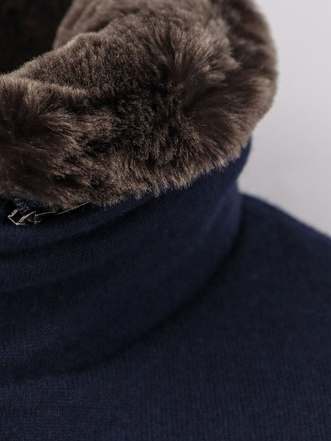 Moorer - Bellati-Mrw wool and cashmere jacket with fur detail
