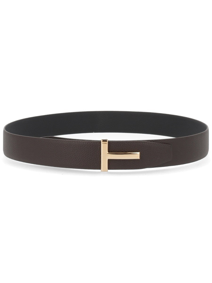 BELT WITH BUCKLE "T"