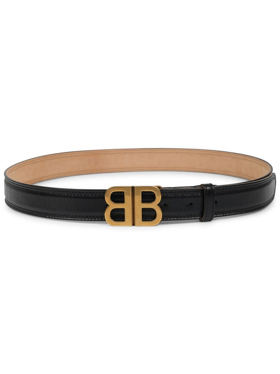 BELT WITH LOGO BUCKLE