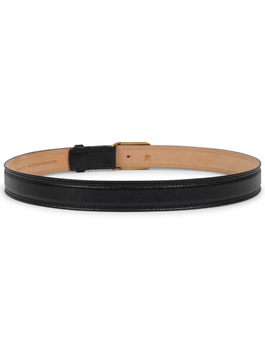 BELT WITH LOGO BUCKLE