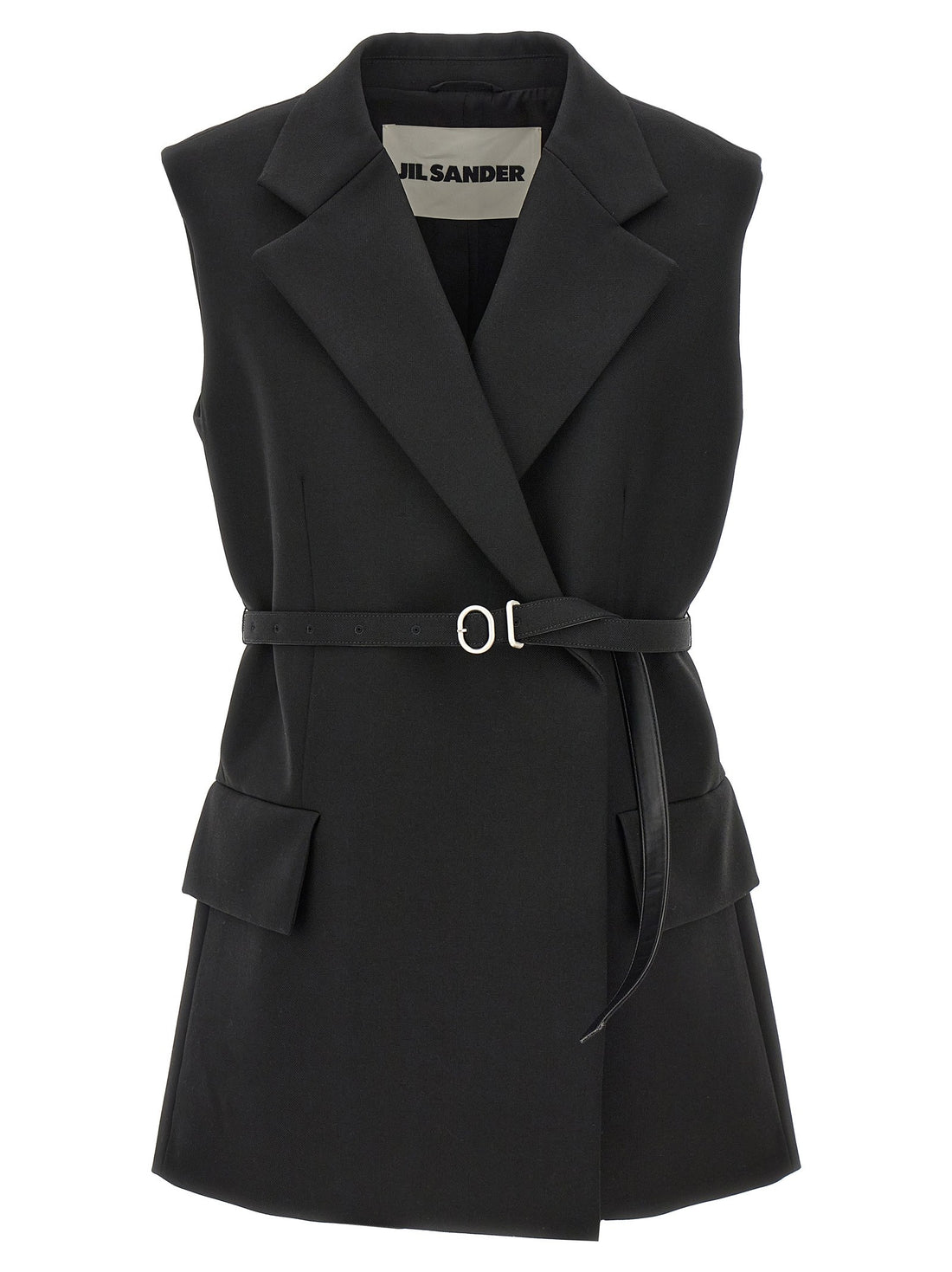 JIL SANDER - Belt wool vest belt-wool-vest_4f908b8d-f239-4d96-978d-9b690596ade0