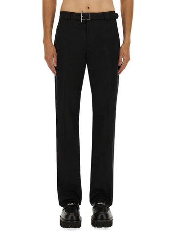 Alexander Mcqueen - PANTS WITH "T-BAR" BELT belted-pants_c0c7b33c-0992-47f9-88d4-6b95b9cca9ad