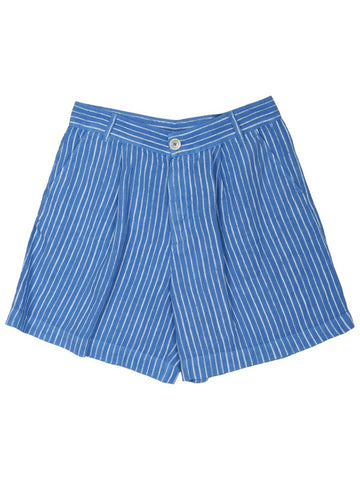 120% LINO - BERMUDA A RIGHE DENIM 38