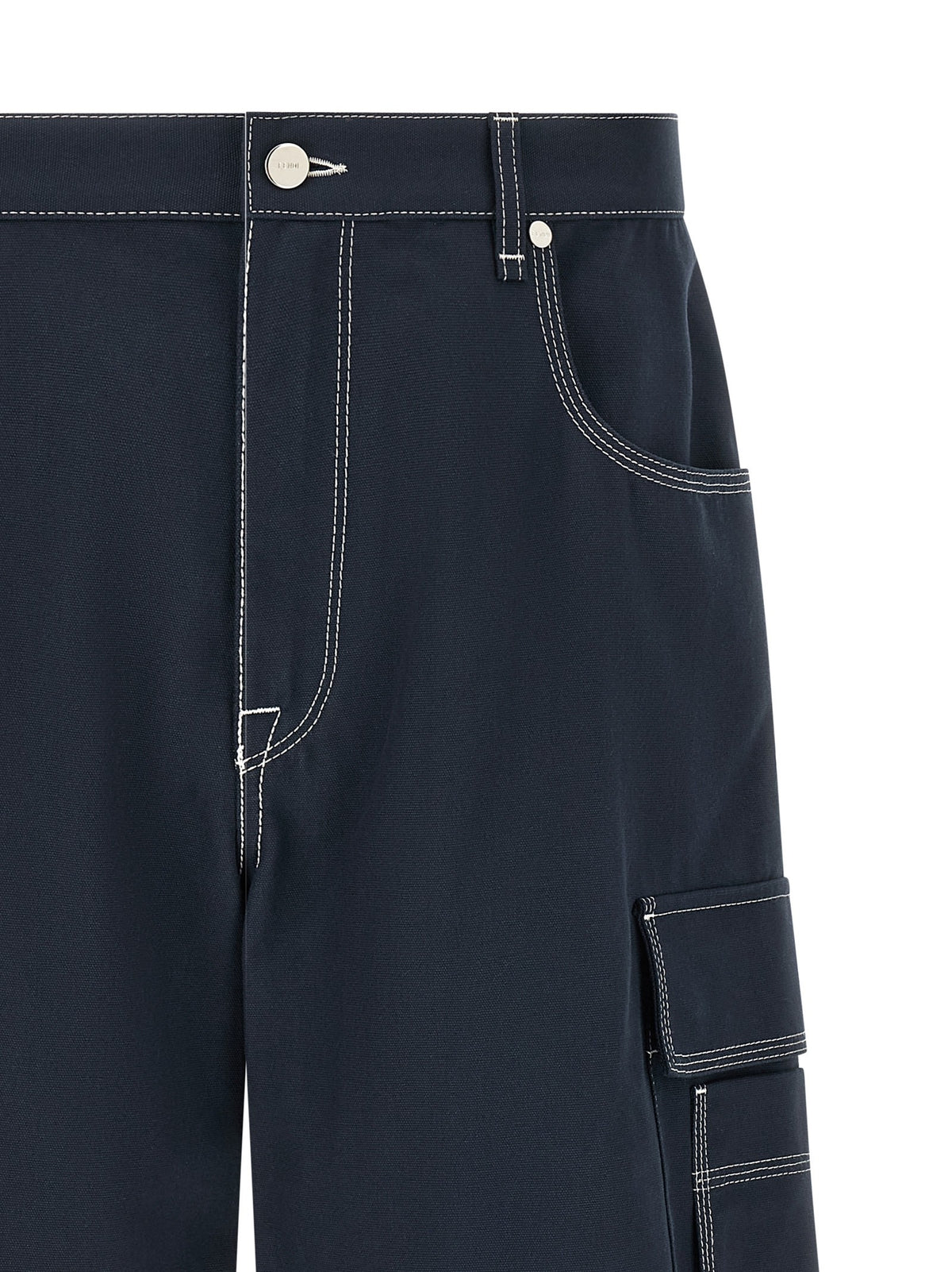 Fendi - Bermuda cargo canvas shorts