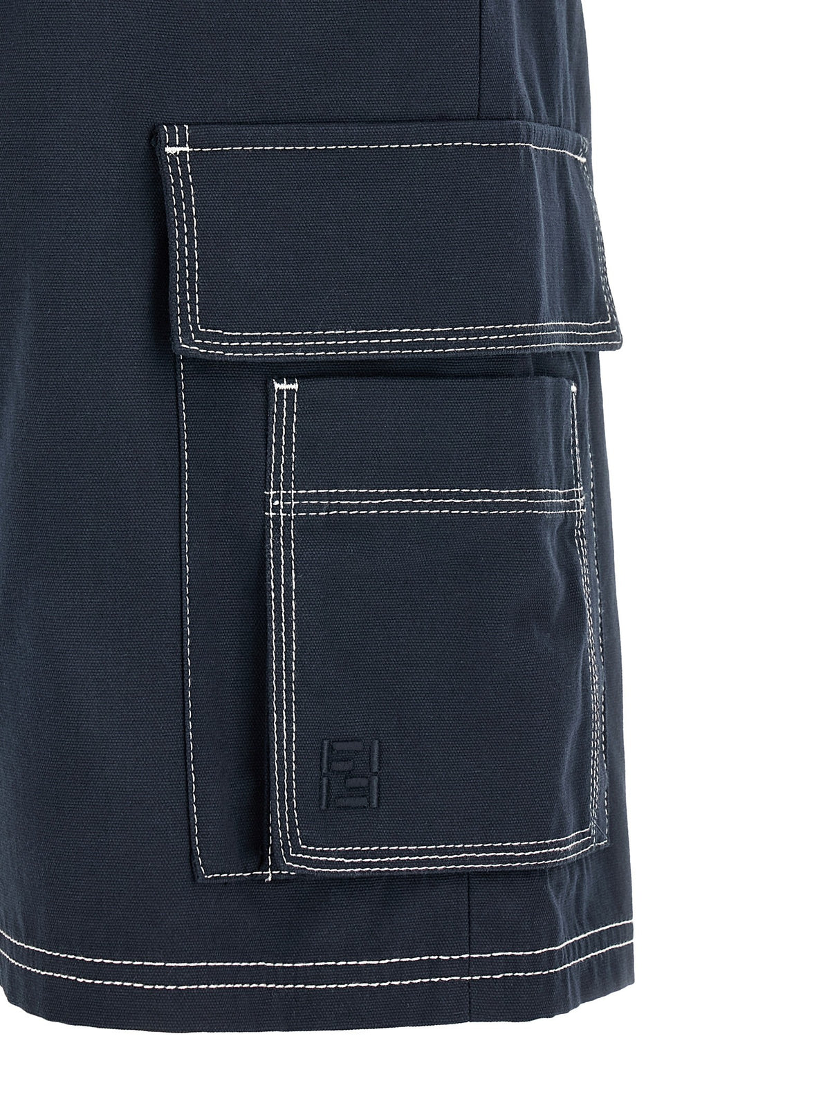 Fendi - Bermuda cargo canvas shorts