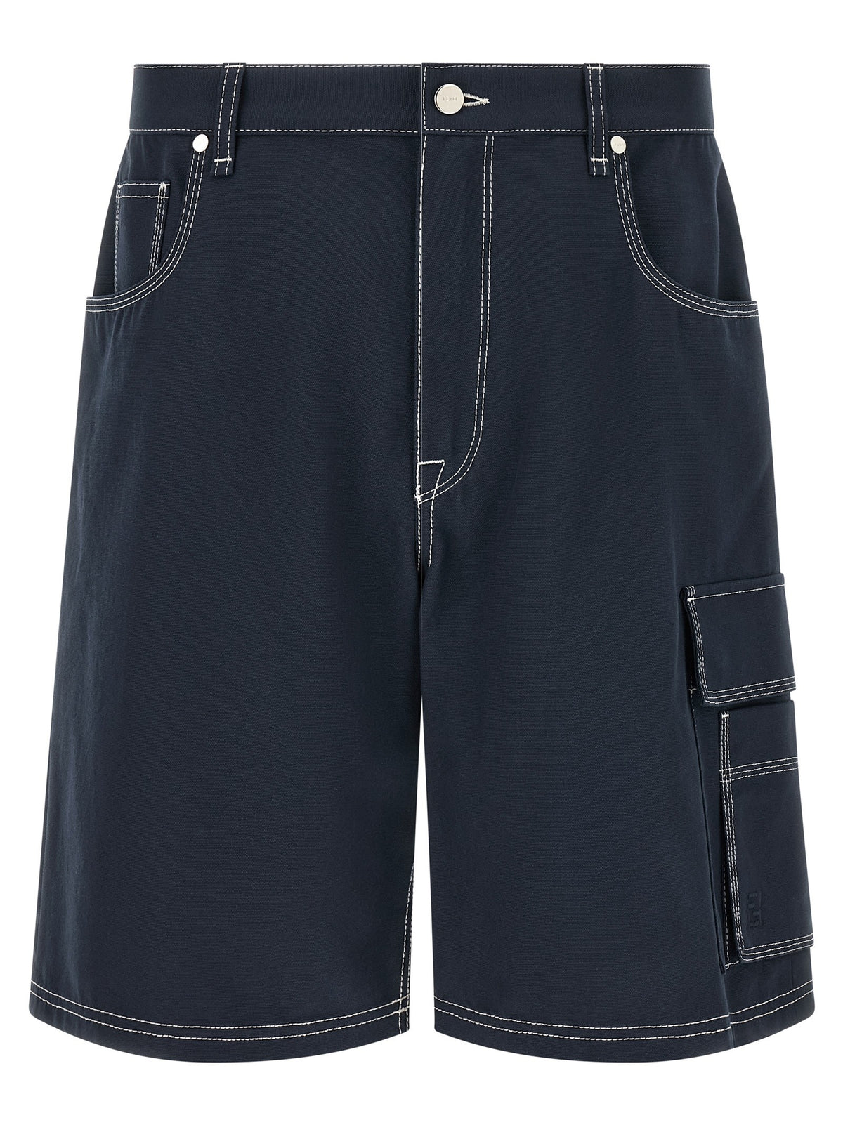 Fendi - Bermuda cargo canvas shorts