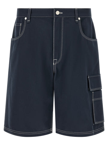 Fendi - Bermuda cargo canvas shorts