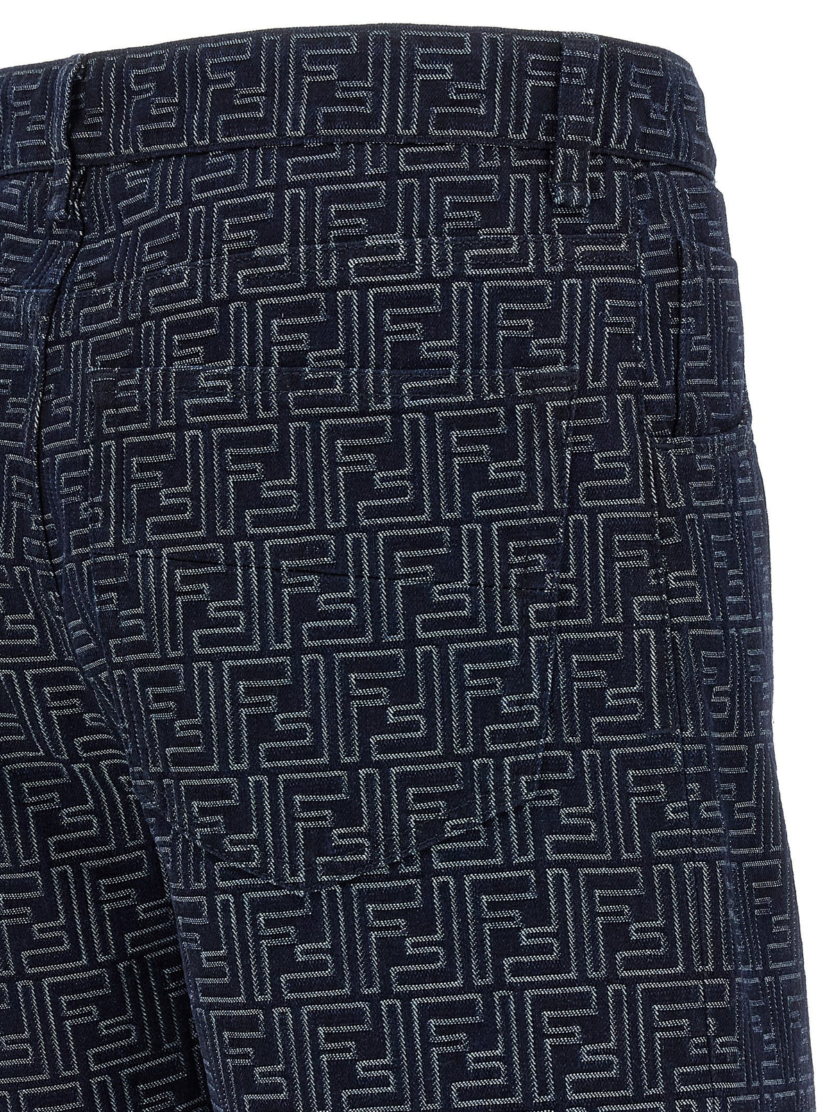 Fendi - Bermuda jeans Jacquard FF bermuda-jeans-jacquard-ff