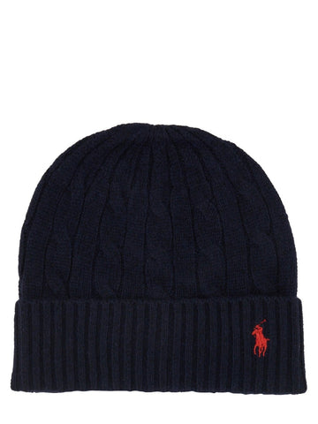 Polo Ralph Lauren - BERRETTO IN LANA E CASHMERE A TRECCE