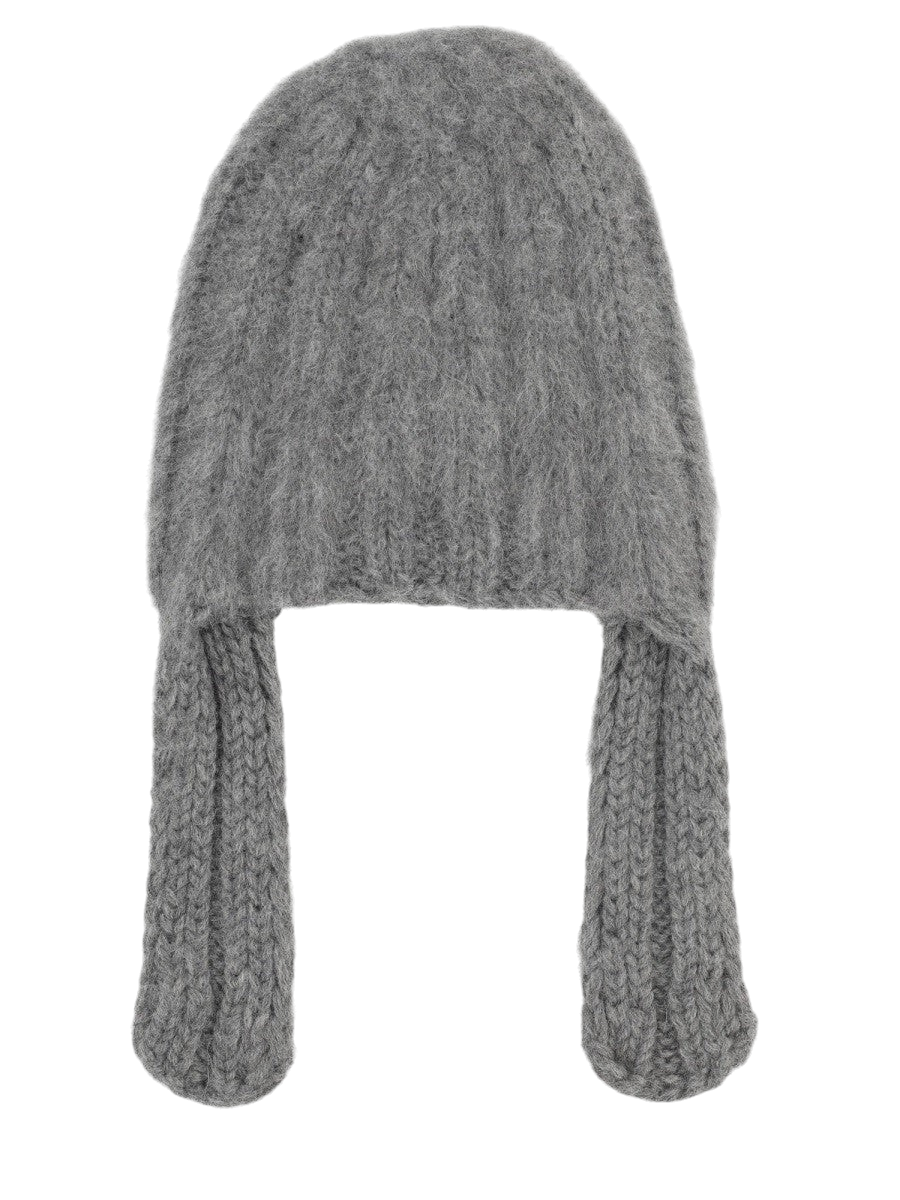Maison Margiela - "RIBBED BEANIE" Grey M