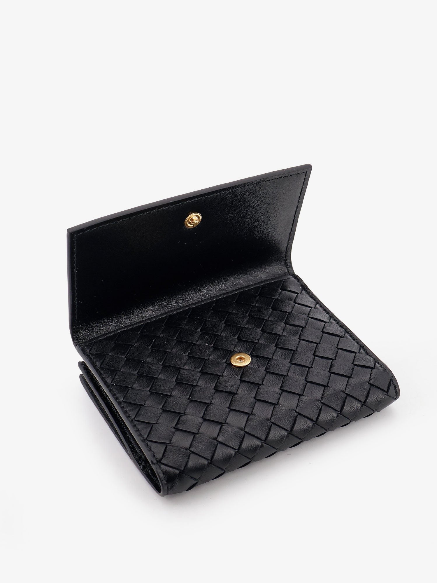 Bottega Veneta Bottega Veneta - Bi-fold Intrecciato wallet with zip