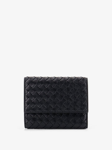 Bottega Veneta Bottega Veneta - Bi-fold Intrecciato wallet with zip