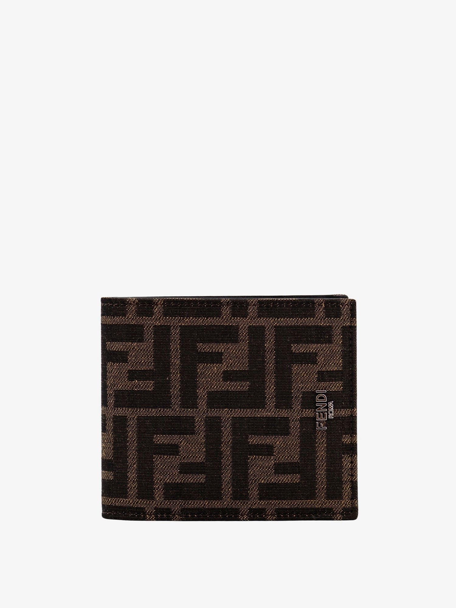 Fendi Fendi - Bifold wallet in FF jacquard fabric
