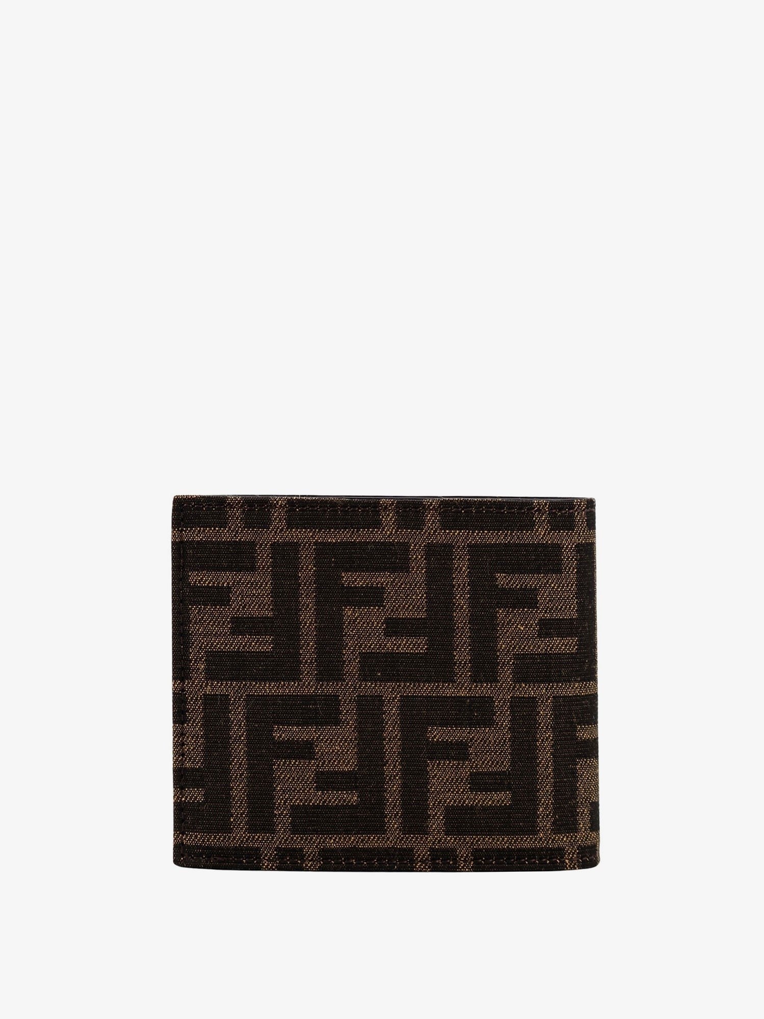 Fendi Fendi - Bifold wallet in FF jacquard fabric