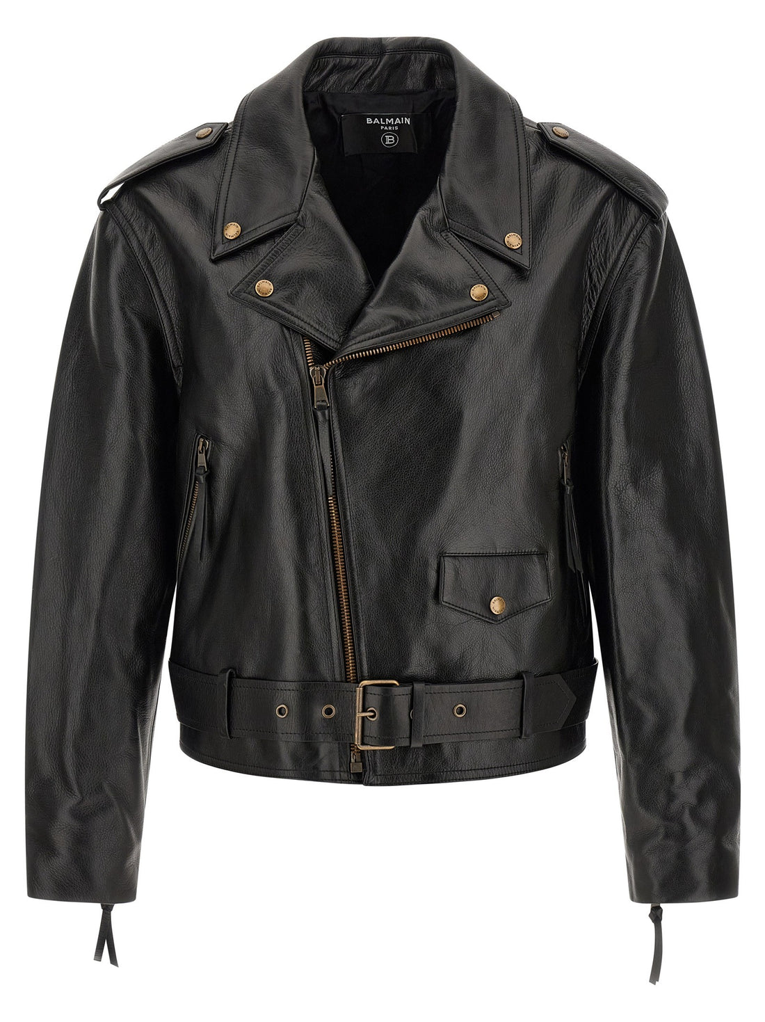 Balmain - Biker jacket Black