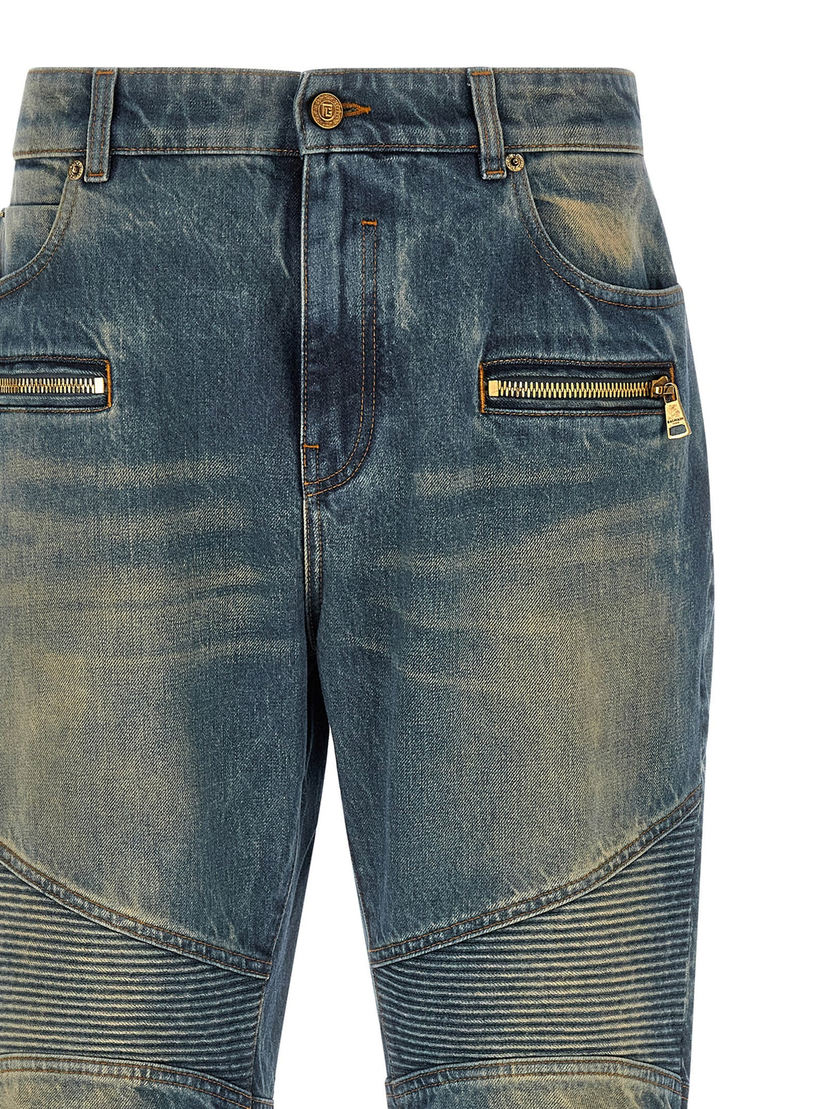 Balmain - Biker jeans