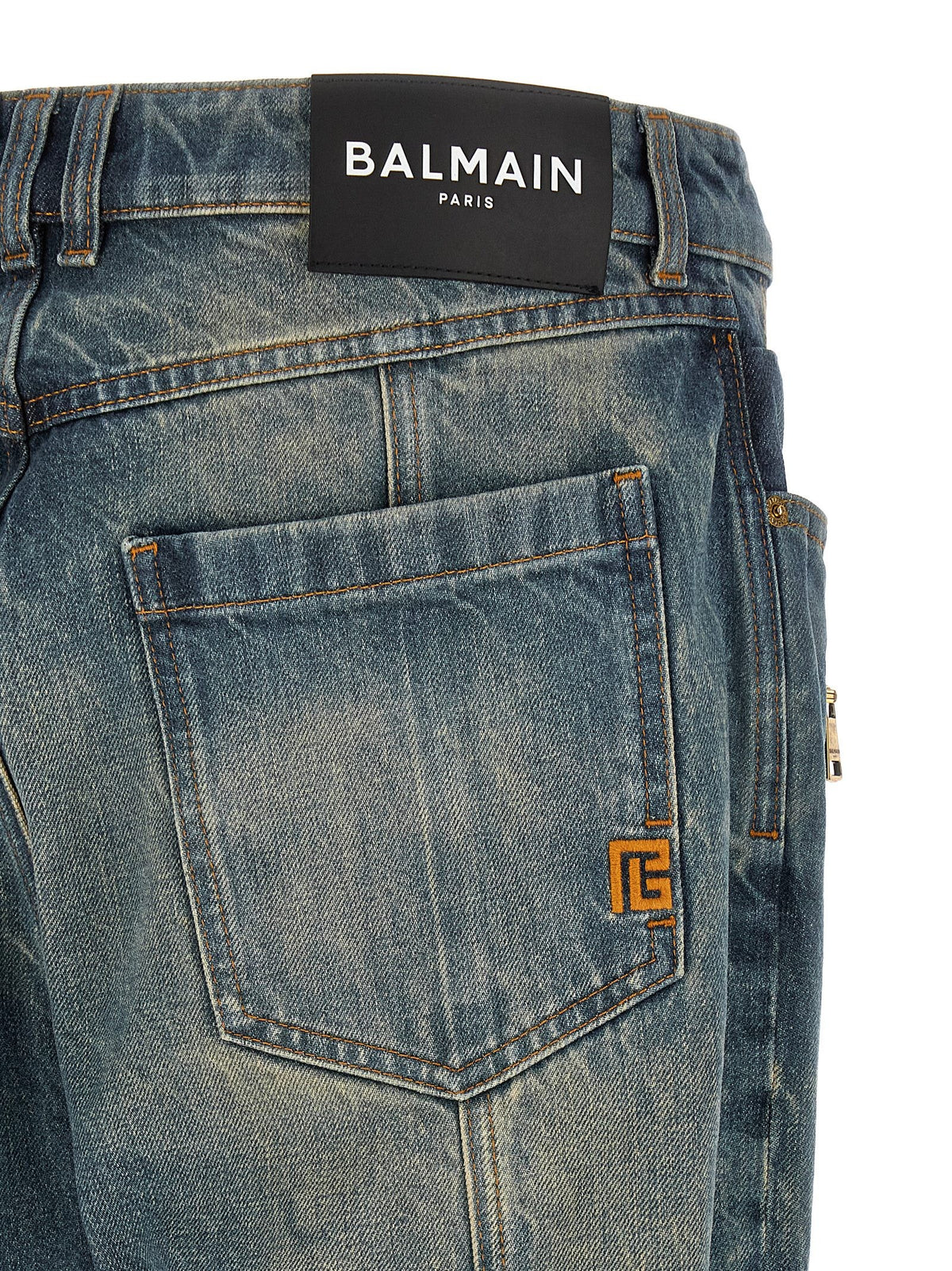 Balmain - Biker jeans