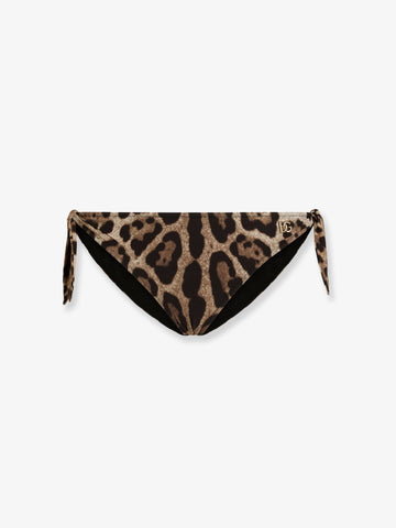 Dolce & Gabbana - Bikini Slip with animal print