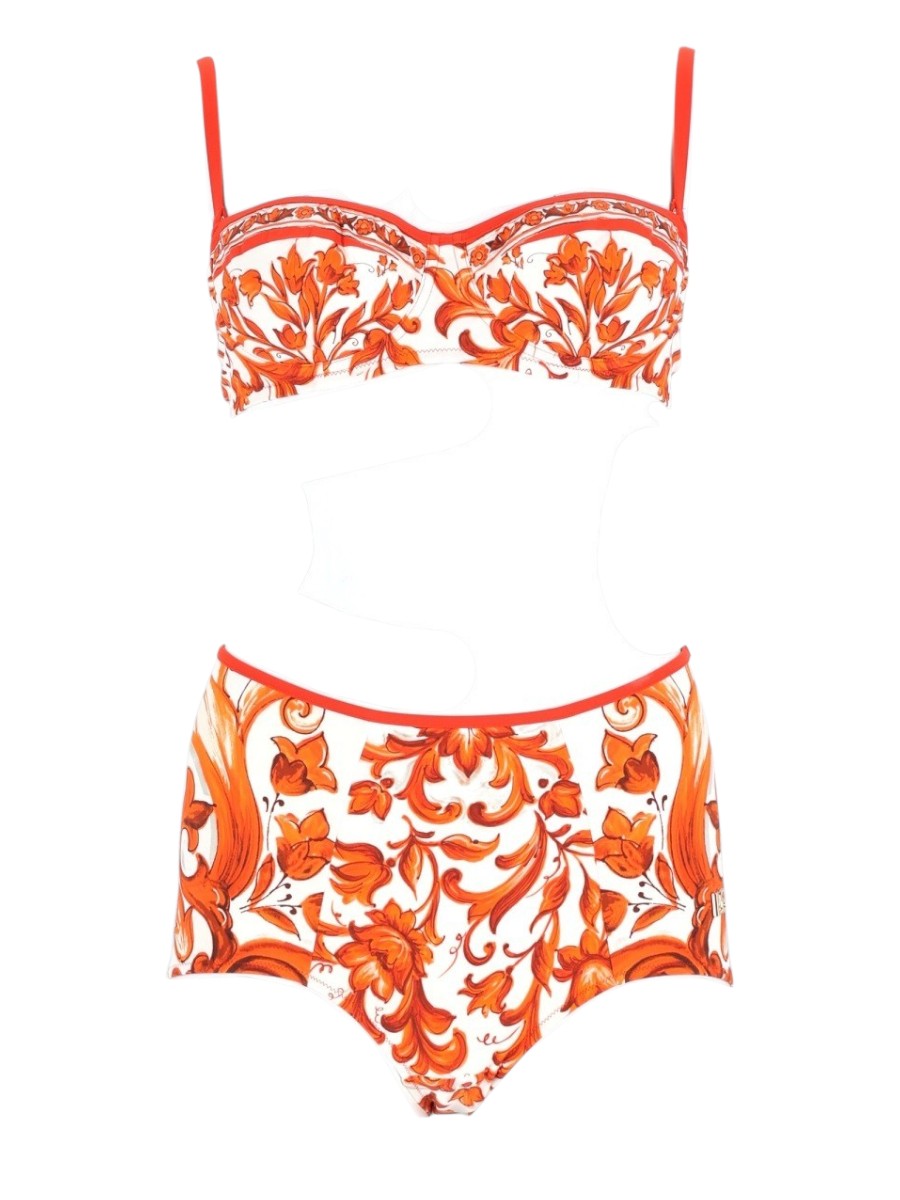 Dolce & Gabbana - Maiolica Print Bikini