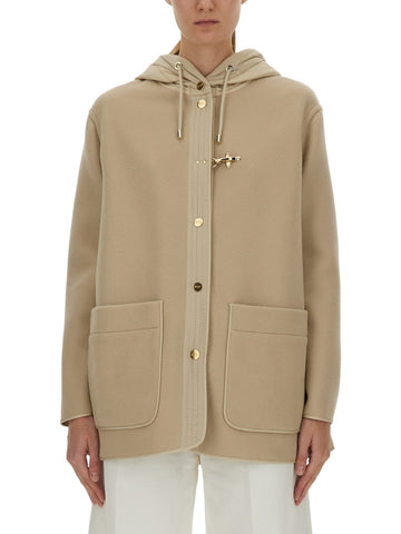 BIMATERIAL CABAN CAPE