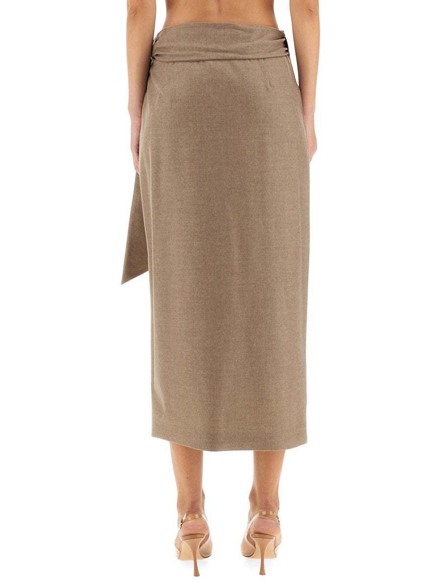 Max Mara "BINGO" WRAP SKIRT