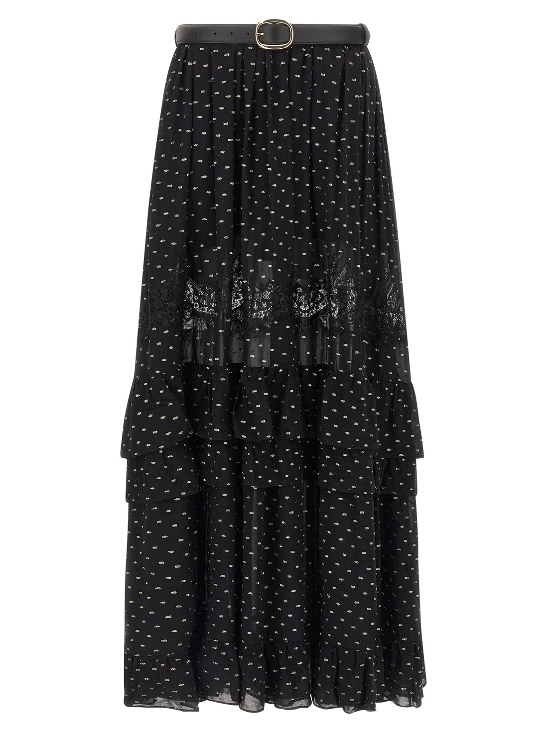 SELF PORTRAIT - 'Black And Gold Chiffon Lace Maxi' skirt black-and-gold-chiffon-lace-maxi-skirt_ce75cfa8-7d5f-4e08-b389-bb1c2ebb035f