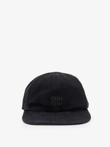 Miu Miu - Black denim hat