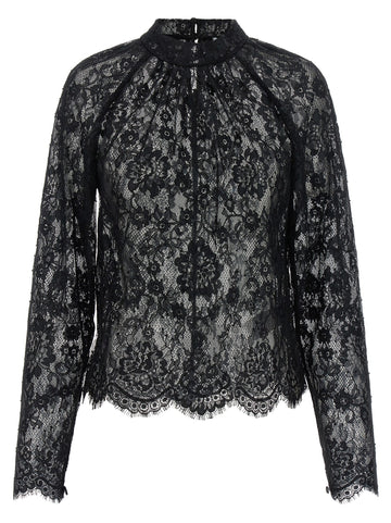 SELF PORTRAIT - 'Black Lace' blouse