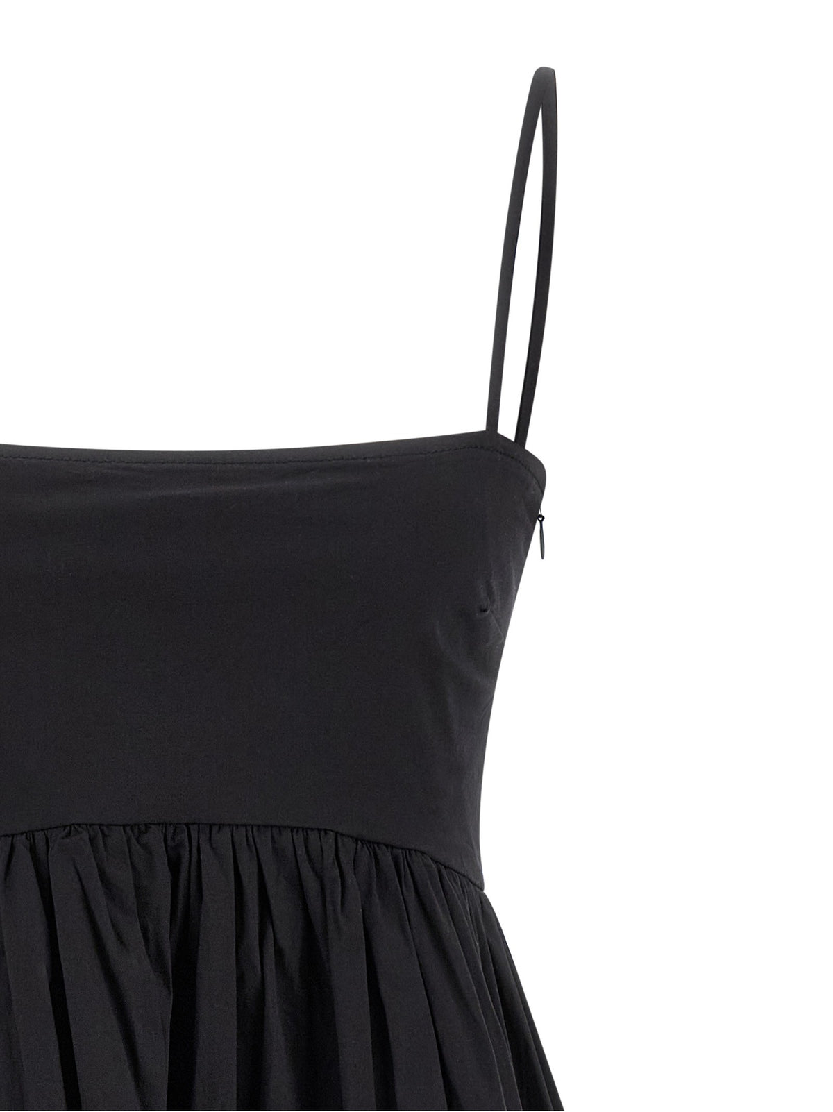 GANNI - 'Black Mini Frill' dress