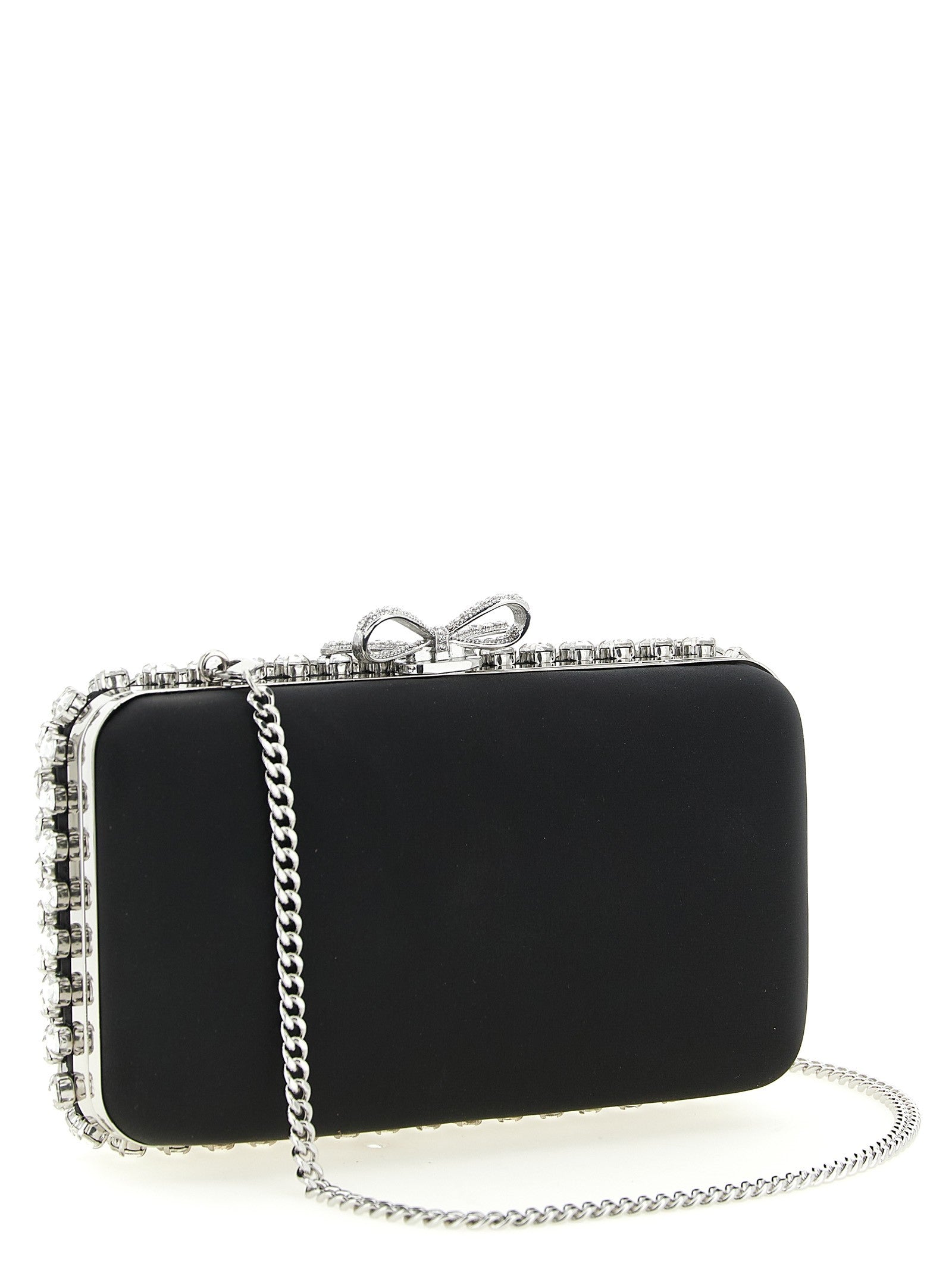 SELF PORTRAIT - 'Black Satin Crystal' clutch black-satin-crystal-clutch_27b6f967-3e18-4aa1-98c2-27c4bbb4b11c