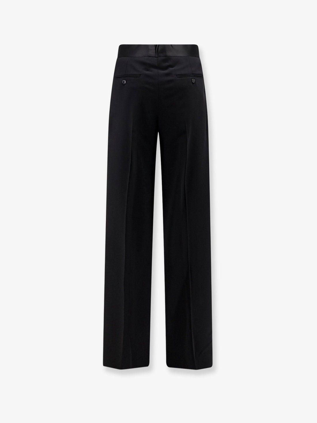 Giorgio Armani - Black Tailored wool trousers Black