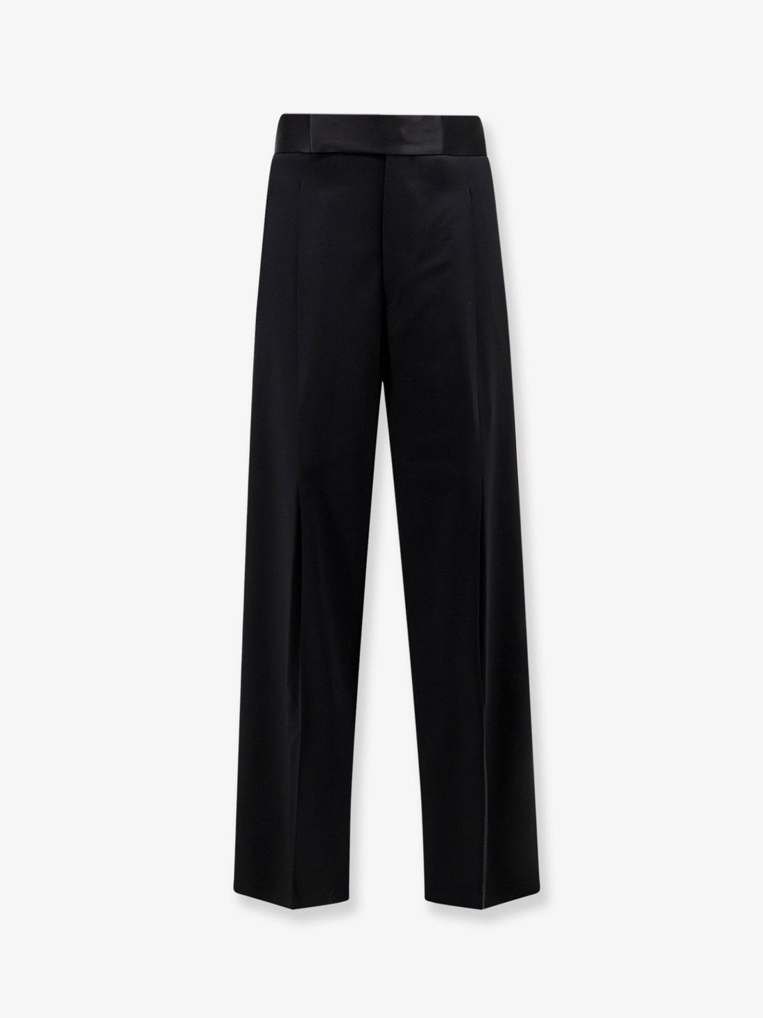 Giorgio Armani - Black Tailored wool trousers Black
