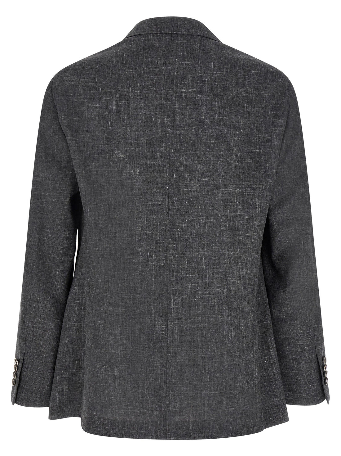 Brunello Cucinelli - Blazer Flamed Canvas Blazer blazer-flamed-canvas-blazer