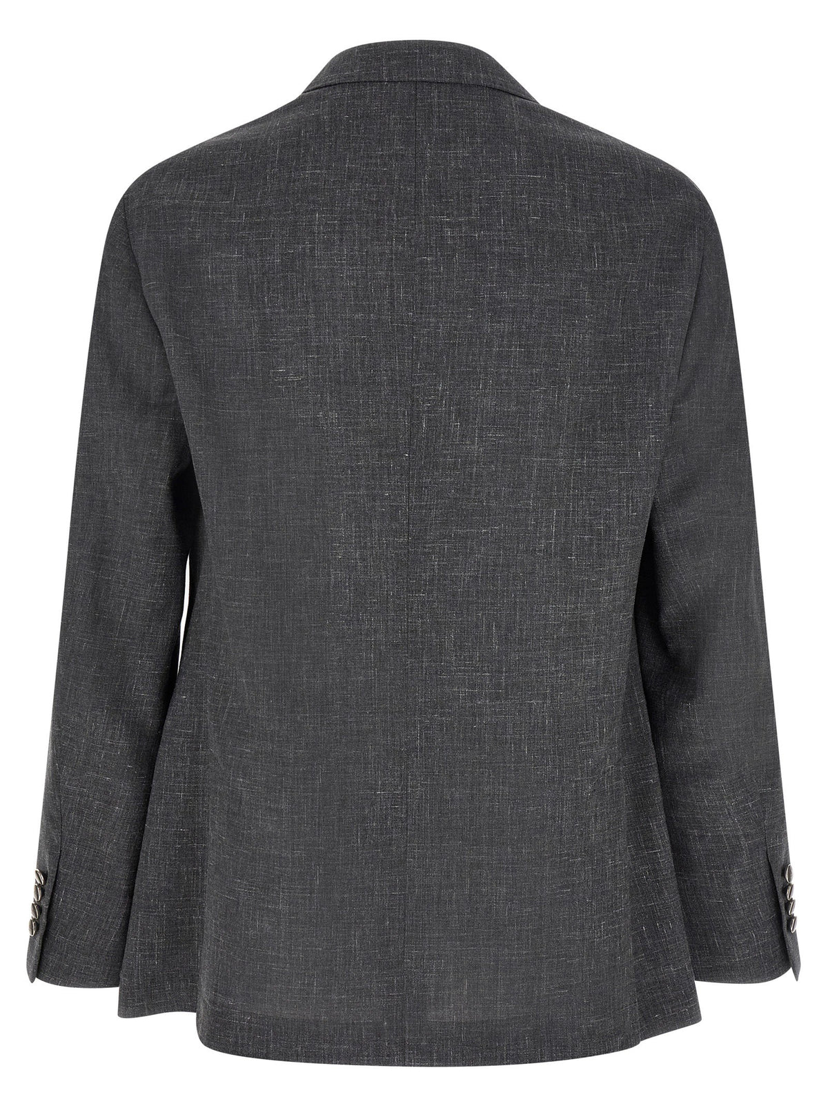 Brunello Cucinelli - Blazer Flamed Canvas Blazer