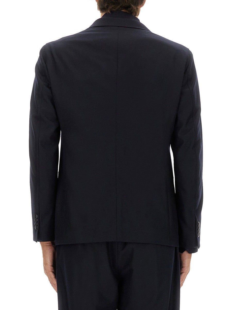 Giorgio Armani - GIACCA MONOPETTO SFODERATA IN CASHMERE
