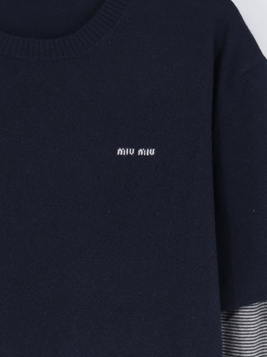 Miu Miu - Blend of virgin wool, cashmere and silk sweater