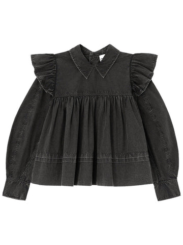GANNI - BLOUSE WITH COLLAR blouse-with-collar