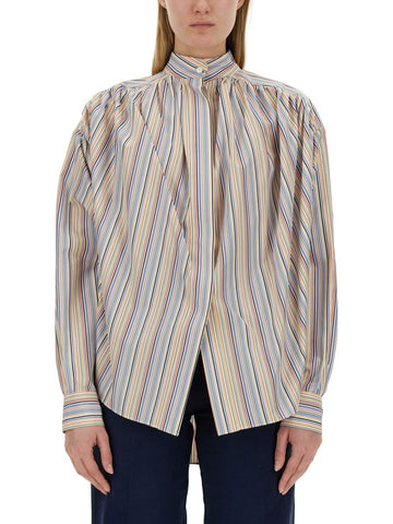 BLOUSE WITH STRIPE PATTERN