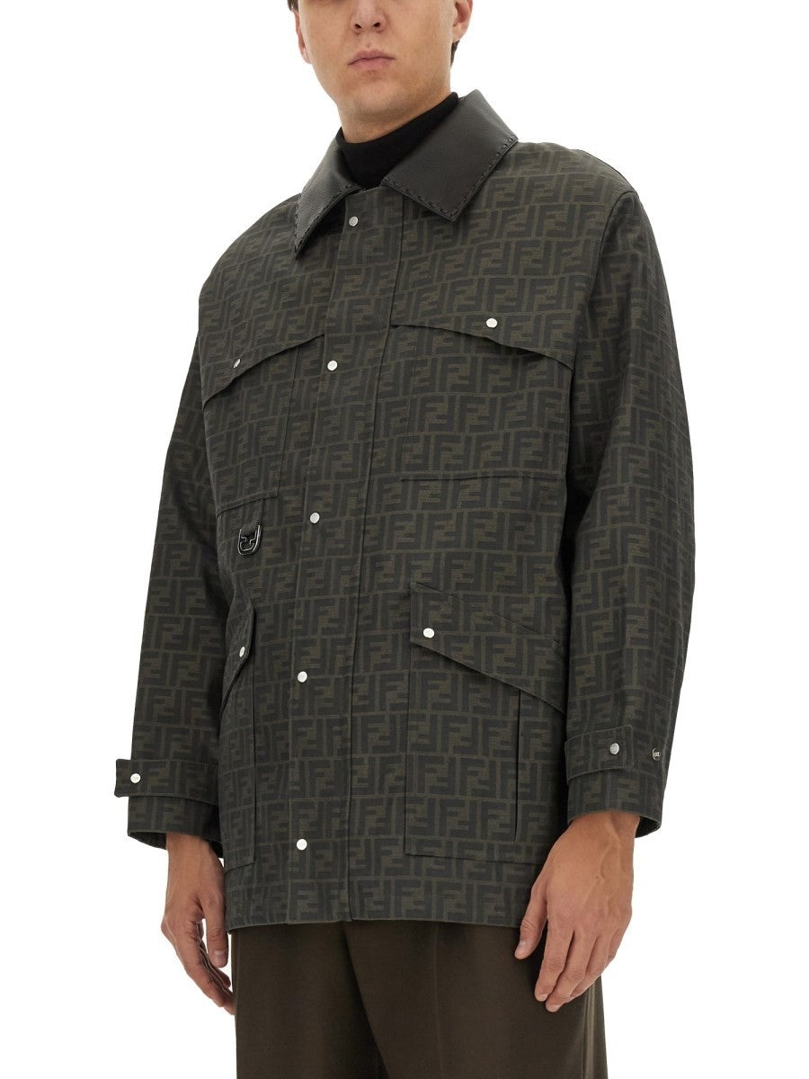 BLOUSON IN JACQUARD "FF"