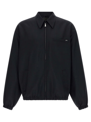 PRADA - Blouson light mohair Blue 50 IT