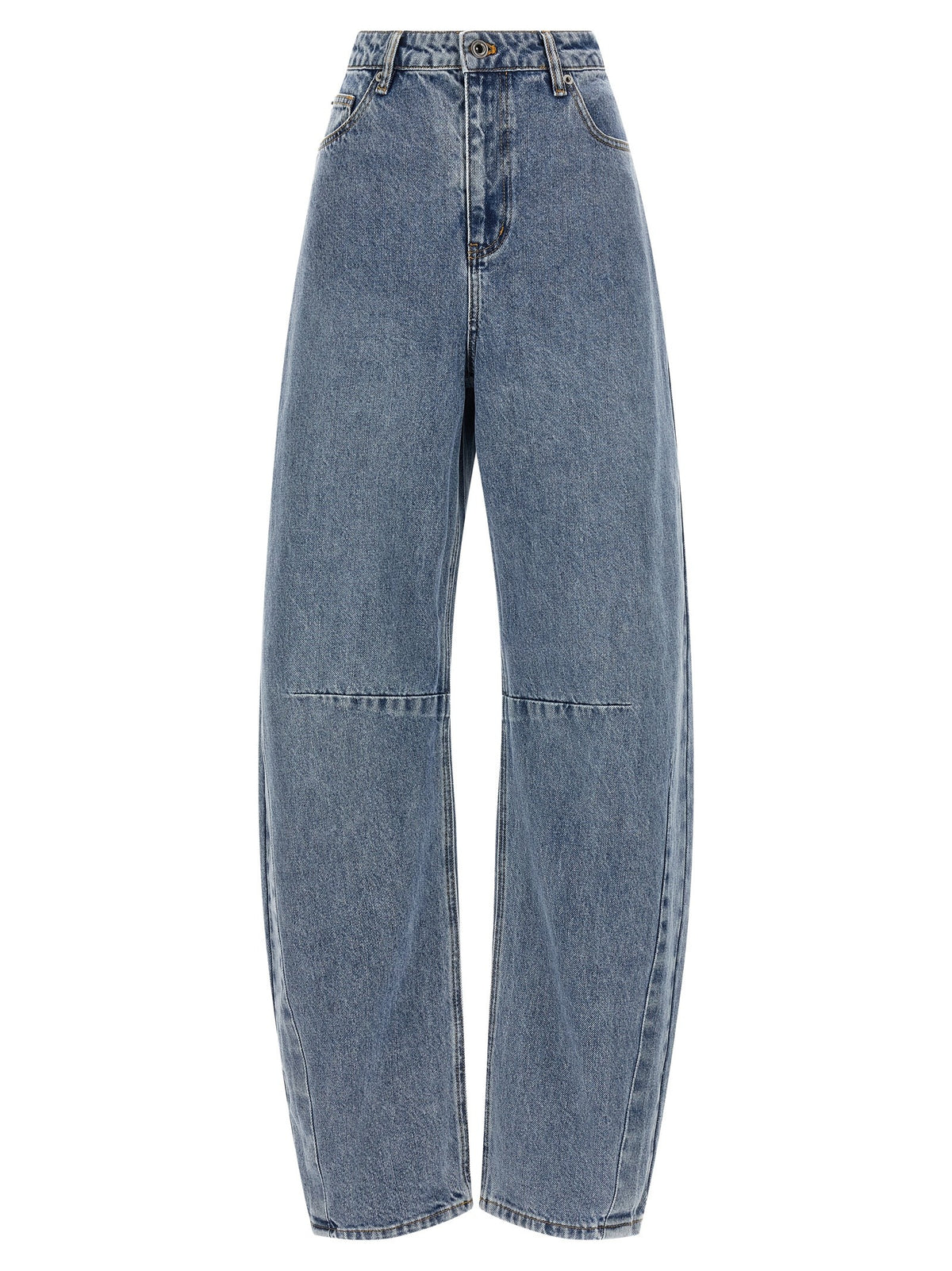 SELF-PORTRAIT - 'Blue Barrel Leg' jeans