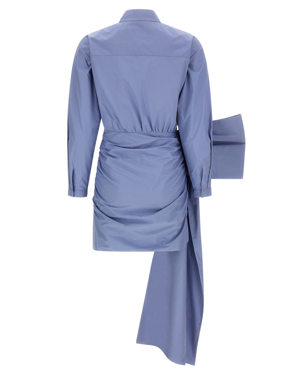 SELF PORTRAIT - 'Blue Cotton Tie Side Mini' dress blue-cotton-tie-side-mini-dress_a2c1fecb-3061-453a-bb1c-112728e90449
