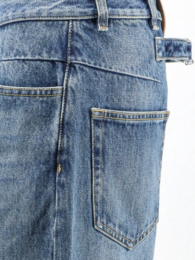 The Attico - Blue denim jeans