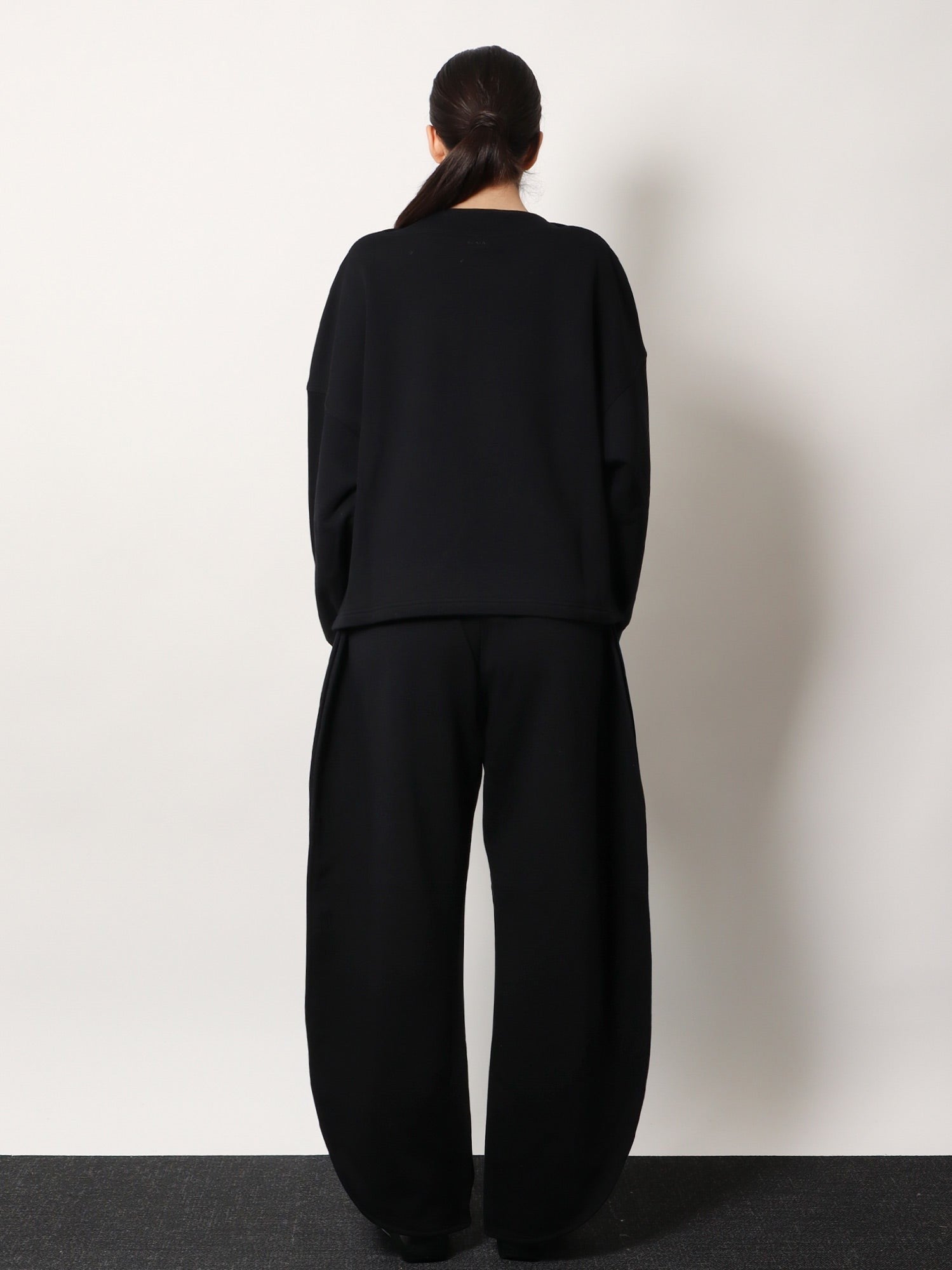 ALAIA - Boatneck cotton sweatshirt