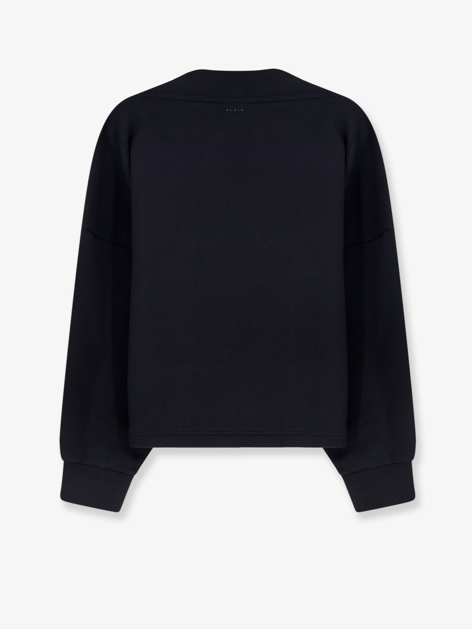 ALAIA - Boatneck cotton sweatshirt