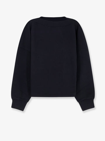 ALAIA - Boatneck cotton sweatshirt