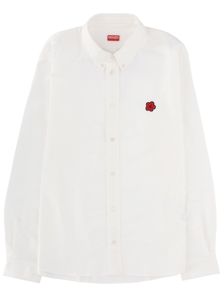 Kenzo - "BOKE FLOWER" LOGO SHIRT boke-flower-logo-shirt