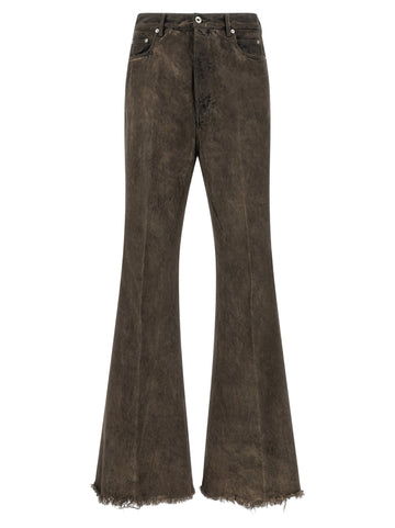 RICK OWENS - 'Bolan Bootcut' jeans gray